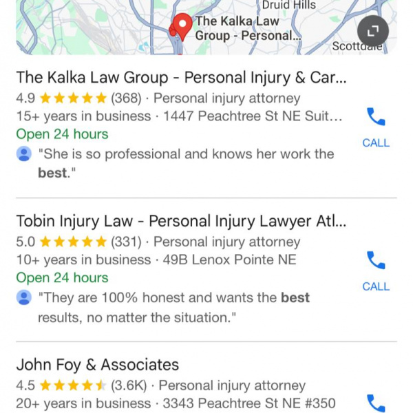 We will position your law firm at the top spot on search results where getting personal injury cases comes easy.